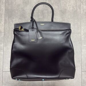 RARE!!! BNWT Authentic Burberry NS Society Calf Skin Travel Tote